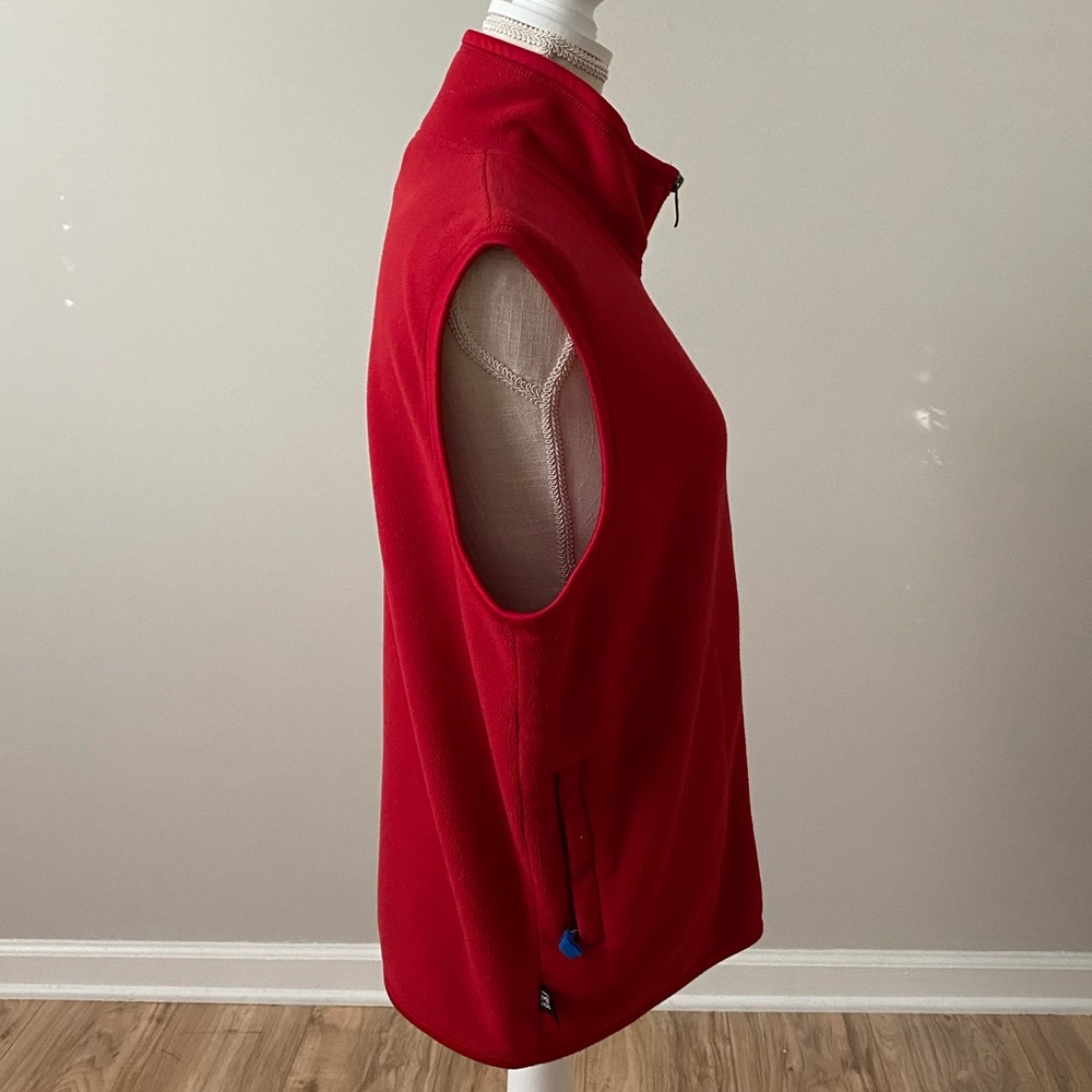 Vail Colorado Fleece Full Zip Vest Red - Picture 6 of 13